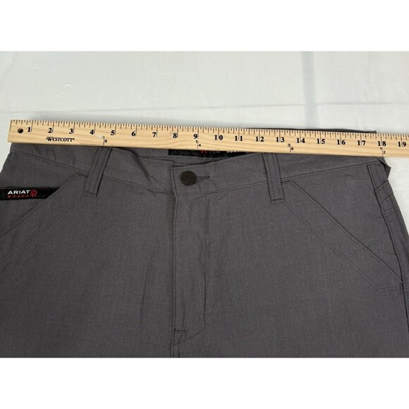 Ariat FR M4 Relaxed Duralight Ripstop Bootcut Pant Gray Men’s 34x34 10026002 - Picture 9 of 12